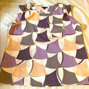 Gap blouse  purple cream 👚 Size - -M